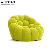 Ensemble de canapés WISEMAX pour salon moderne, canapé incurvé en forme de bulle, couleur personnalisable, ensemble de fauteuils de détente, ensemble de canapés