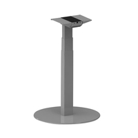 Bureau debout à pied unique Table basse de café à hauteur réglable Bureau à cadre de support motorisé électrique
