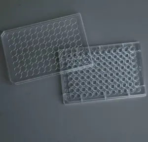 Lab Medis Plastik Steril 96 Well Jaringan Sel Budaya Microplate Produsen