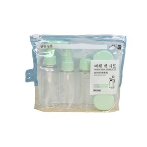 Juego de 7 Botellas de Viaje para Cosméticos Yu Chen, con Cabezal de Pulverización, Almacenamiento Portátil para Cuidado Facial y Champú - Product Image 5