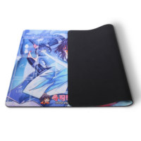 Tapis de jeu XXL personnalisé par sublimation, base en caoutchouc antidérapante, tapis minimaliste portable pour jeux de cartes TCG