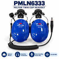 Casque radio bidirectionnel Motorola PMLN6333 ATEX pour casque de sécurité XiR P8600 Ex MTP8500Ex MTP8550Ex, idéal pour les secteurs pétrolier, gazier, minier et de lutte contre les incendies