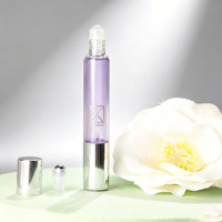Flacon pulvérisateur en verre à double embout de 10 ml, un rouleau et un vaporisateur, flacon vide personnalisé pour parfum, huile essentielle, aromathérapie