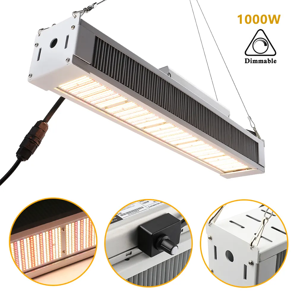 SinJia Leistungs starke Top-Beleuchtung LED Grow Light 1000W UV-Wachstums lichter für Pflanzen und Gewächs häuser