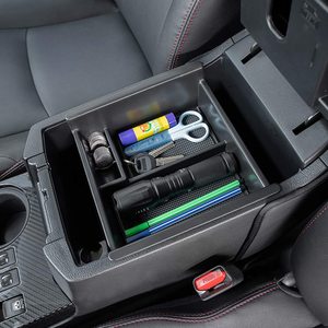 ตัวจัดระเบียบคอนโซลกลางรถใช้ได้กับ Toyota 4 Runner ถาดวัสดุ ABS สีดำกล่องที่วางแขนที่เก็บของรอง - Product Image 3
