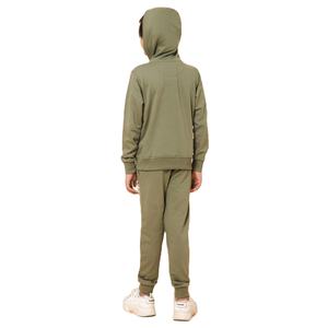 Venta al por mayor precio barato chándales niño conjuntos de ropa personalizada niños con capucha cremallera hasta Jogging chándal ropa de entrenamiento de Bangladesh - Product Image 3