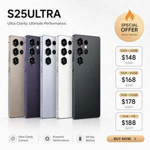 โปรโมชั่น สมาร์ทโฟน S25 ultra 5G หน้าจอเต็ม 7.3 นิ้ว ระบบ Android 14  ปลดล็อคด้วย Face ID  โทรศัพท์ Android สำหรับร้านค้าออนไลน์ - Product Image 5