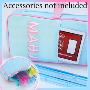 Bolsa de Almacenamiento de Lujo para Mahjong, Plegable, Ecológica, Duradera, Portátil, Multifuncional, para Artículos de Aseo y Cosméticos, Grande - Product Image 3