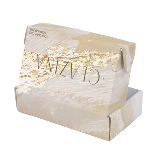 Cajas de Embalaje Doradas con Acabado de Mármol para Pequeñas Empresas, Maquillaje, Cuidado de la Piel, Personalizadas al por Mayor, Impresas, Corrugadas, para Regalos de Belleza - Product Image 2