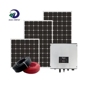 Nouvelle technologie et système d'énergie solaire de la matière première de panneau solaire 12v de haute qualité à la maison 5kw
