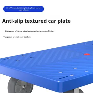 SFREYA silencieux pliable Portable Handcart petit ménage Express Cargo chariot à plat pour le stockage et le transport d'outils - Product Image 5