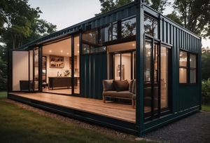 Nhà container thép gấp gọn thân thiện với môi trường 20ft, giá tốt nhất, có thể tùy chỉnh, dùng làm quán cà phê, phòng ngủ/trung tâm thương mại - Product Image 5