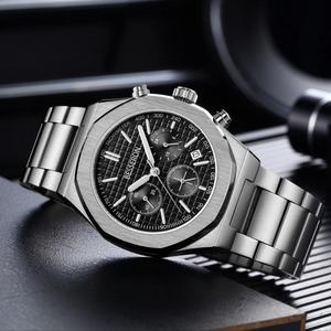 Montre minimaliste pour homme en acier inoxydable 316L de haute qualité, étanche, mouvement japonais, fournisseur de montres, logo personnalisé - Product Image 1