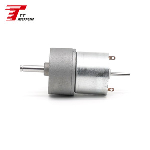 มอเตอร์เกียร์ดีซีแบบมีเอนโค้ดเดอร์ขนาด 27 มม. พร้อมเพลาส่งกำลังด้านหลัง 12V 250 รอบต่อนาที มีสินค้าในสต็อกโรงงาน - Product Image 4