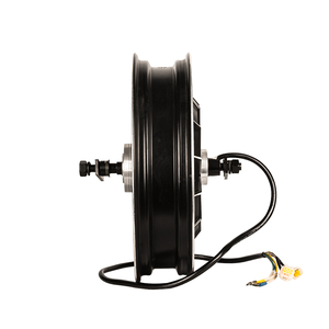 มอเตอร์ไร้แปรงถ่านคุณภาพสูง 17 นิ้ว 4000W 72V แม่เหล็ก IP67 กันน้ำ กำลังสูง สำหรับสกู๊ตเตอร์ไฟฟ้า มอเตอร์ไซค์ รุ่น YM-HY-174000 คุณภาพสูง - Product Image 3