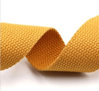 Toile Coton Sangle Mode Sangle Ceinture Sangle Usine Bas Prix 25mm Personnalisé Nouveau Produit Fournisseur D'or Bandes De Tissu Élastique
