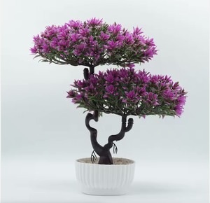 Árbol Bonsái Artificial de Simulación, Planta Decorativa para el Hogar, Verde Perenne, para Uso en Interiores y Oficinas - Product Image 1