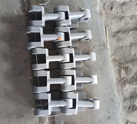 Chaîne à mailles actives, haute résistance à la traction, pour transmission d'engrenages d'extraction de scories de chaudière, dimensions universelles