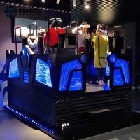 Plate-forme de sécurité vr Earthquake typhoon 9 playes Equipment Educational Virtual Reality Typhoon Simulator