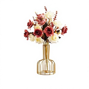 Jarrón Decorativo Ecológico de Aluminio Premium Hecho a Mano, Porta Flores Duradero, Ligero y Moderno, Accesorio Decorativo para el Hogar y Bodas - Product Image 1