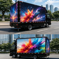 Écran LED extérieur étanche monté sur camion, pour les campagnes publicitaires mobiles