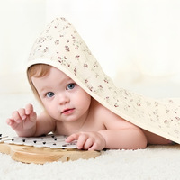 Handuk Mandi Bayi Desain Ponco Berkerudung Bahan Katun Rajut Cepat Kering Ramah Lingkungan Dapat Digunakan Kembali Terlaris Logo Kustom Rumah