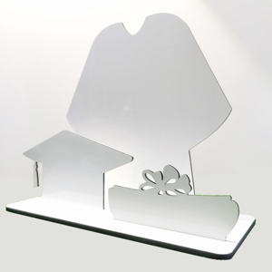 4 trong 1 tốt nghiệp thiết lập <span class=keywords><strong>2025</strong></span> tùy chỉnh trống thăng hoa MDF gỗ khung ảnh - Product Image 1