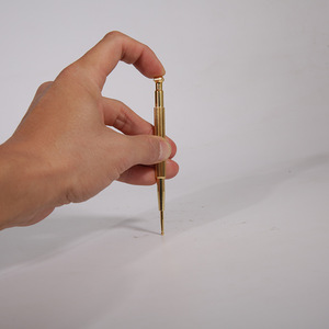 Lápiz de latón genuino para acupuntura auricular, lápiz de latón para masaje de zonas de reflejo auricular - Product Image 1