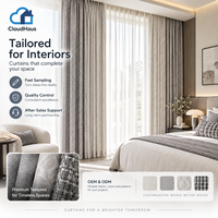 Rideaux sur mesure beige avoine en mélange de lin texturé, voilages pour rail de plafond, pour fenêtre incurvée moderne, intérieur de salon