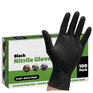 الأفضل مبيعًا متين 5-6 مل أسود ميكانيكي صناعي ثقيل كامل نسيج النتريل مضاد للتمزق الكيميائي - Product Image 1