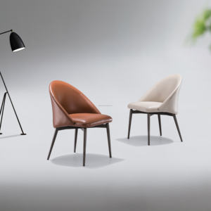 Chaises de salle à manger modernes de luxe, entièrement rembourrées, réglables et extensibles, en similicuir écologique durable, offrant un confort exceptionnel, meubles pour la maison - Product Image 3