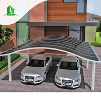 Abri de Voiture Garage avec Toiture en Plaques de Polycarbonate
