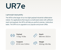 Robot collaboratif de palettisation automatique UR7e Cobot pour l'industrie