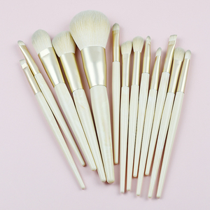 VLIYA Luxury 13 pezzi <span class=keywords><strong>pennelli</strong></span> <span class=keywords><strong>per</strong></span> trucco Set vegano nuova tecnologia materiale <span class=keywords><strong>in</strong></span> fibra di lana Nano manico <span class=keywords><strong>in</strong></span> plastica pennello <span class=keywords><strong>per</strong></span> trucco personalizzato - Product Image 5