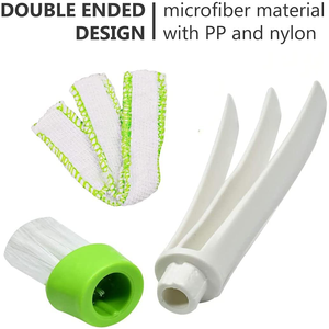 Offre Spéciale Double tête MINI évent de voiture nettoyer les détails brosses voiture détaillant brosses crevasse brosse de <span class=keywords><strong>nettoyage</strong></span> - Product Image 6