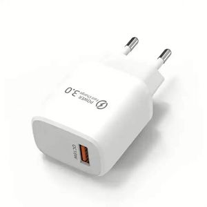 อะแดปเตอร์ชาร์จไฟแบบ USB  QC3.0 18W สำหรับเดินทาง  5V 3A  ปลั๊ก US/EU/AU/UK  ช่องเสียบเดียว สำหรับโทรศัพท์มือถือ ขายส่ง - Product Image 2