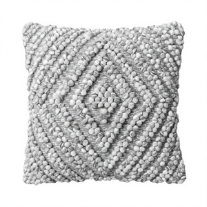 Farmhouse Boho Cushion <b>Cover</b> Boho Pillow <b>Cover</b> Tassel Handmade Pillowcase Bohemian Home Decor Cushion <b>Cover</b> Handwoven - Product Image 1