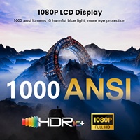 Proyector de TV Inteligente Android 8K, 1000ANSI, Alto Lumen, Digital, Wifi, Proyector 1080P Full HD