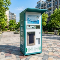 Distributeur d'eau RO commercial en libre-service, station d'eau pure avec paiement par QR code et carte IC pour les espaces publics et les communautés