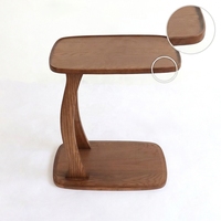 Mesa de Comedor Personalizada y Duradera, Mesa de Centro de Madera Sólida Moderna y Minimalista para Picnic, Camping y Sala de Estar