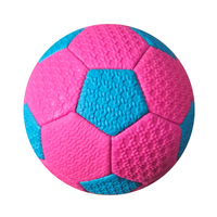 Mini ballon de football promotionnel pour enfants, en PVC 2,5 mm, taille deux, texture tissée, couleurs vives, vente en gros