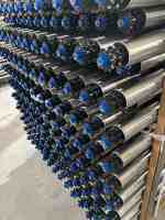 Rouleaux de convoyeur à chaîne standard, corps en acier au carbone, transmission stable pour ligne de transport en entrepôt