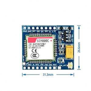 โมดูล GPRS SIM800C MLK 5V/3.3V TTL ปรับ STM32โปรแกรม C51ที่มีไร้สายและ TTS - Product Image 3