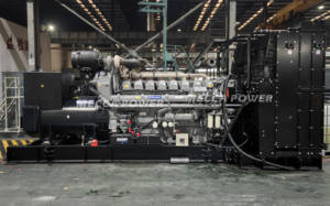 Groupe électrogène diesel triphasé OEM 1600KW 2000KVA 50Hz 60Hz avec démarrage automatique, capot insonorisé, <span class=keywords><strong>moteur</strong></span> fiable, certifié CE ISO - Product Image 3