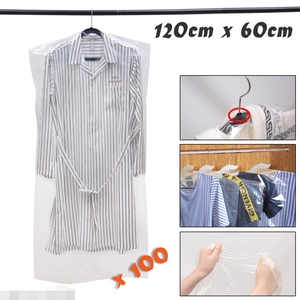 CFC <b>Clothes</b> Garment Cover Bag for Home Use in Dry Cleaner Disposable Plastic Garment Bags - Product Image 2