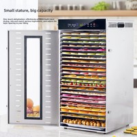 Déshydrateur de fruits et légumes 110V/220V, machine de déshydratation alimentaire domestique FD-A20-24, prise personnalisable, garantie supplémentaire