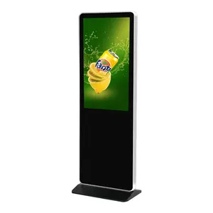 Вертикальный рекламный плеер 55 дюймов интерактивный сенсорный Разделенный экран Android коммерческий информационный дисплей для супермаркета