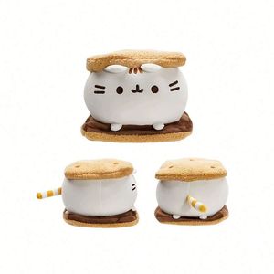 Peluche Gatto Grasso, Bambola Gatto Grigio, Peluche a Forma di Biscotto Sandwich, Gelato, Ciambella, <span class=keywords><strong>Pizza</strong></span>, Hamburger, Ingrosso Peluche Gatto Grasso - Product Image 3