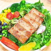 Daging Nabati Alternatif Daging Vegan Tinggi Protein Irisan Beku untuk Sarapan