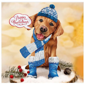 <span class=keywords><strong>Carte</strong></span> de vœux personnalisée DIY 3D élégante, mignonne, écologique, recyclable pour <span class=keywords><strong>chien</strong></span>, chat, remerciement, <span class=keywords><strong>anniversaire</strong></span>, Noël, remise de diplôme, Nouvel An, fleurs - Product Image 4